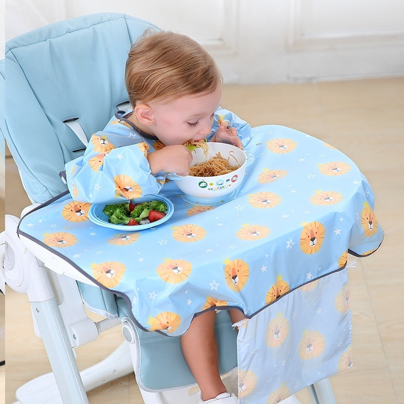 Baby Feeding Chair Bib Cover Anti-Dirty Dining Gown