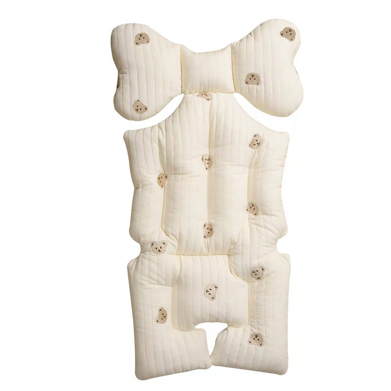 Baby Stroller Seat Cushion Anti Hunchback Support Pad