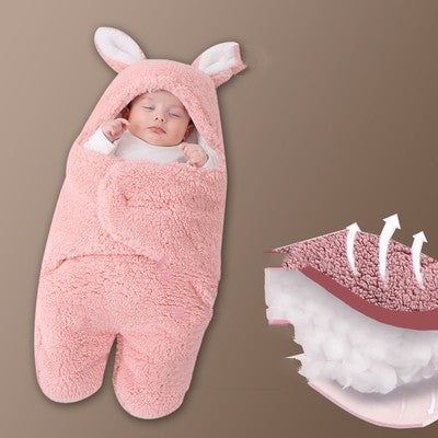 Thick Newborn Baby Swaddle Wrap Sleeping Bag