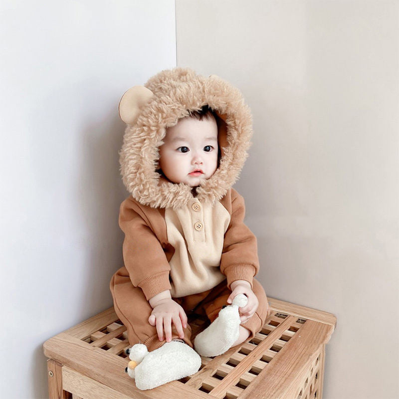 Newborn Baby Jumpsuit Autumn Outfit 0 To 3 Months