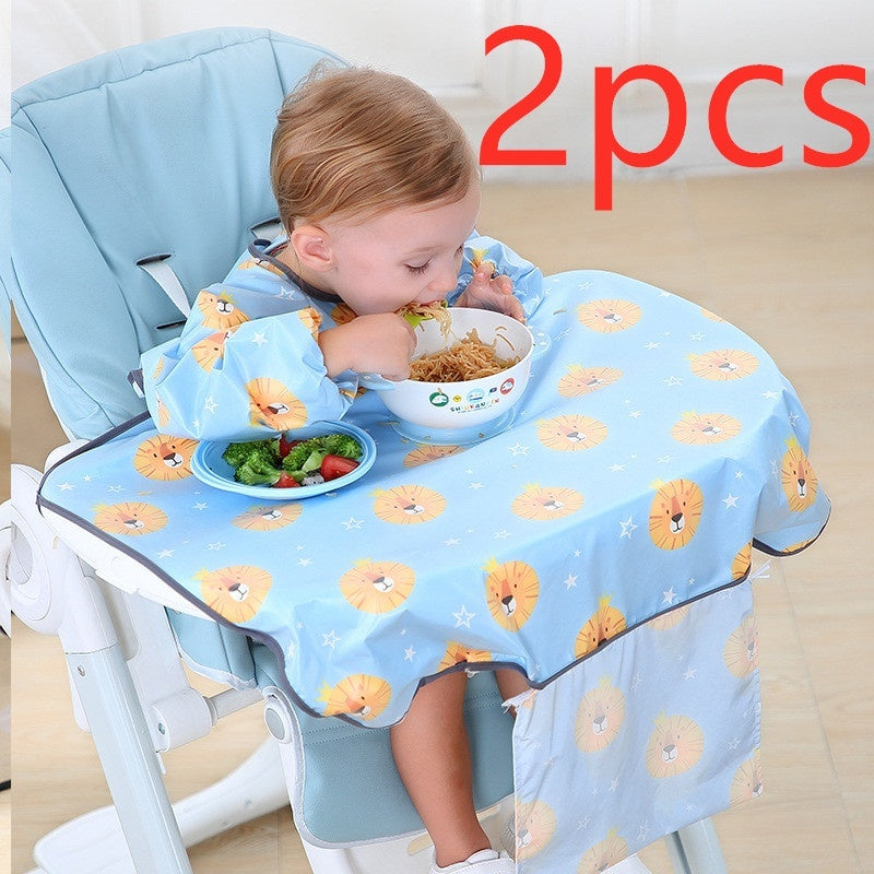 Baby Feeding Chair Bib Cover Anti-Dirty Dining Gown