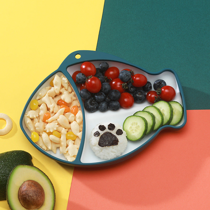 Silicone Non Slip Baby Feeding Bowl Plate Set