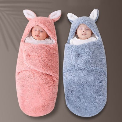 Thick Newborn Baby Swaddle Wrap Sleeping Bag