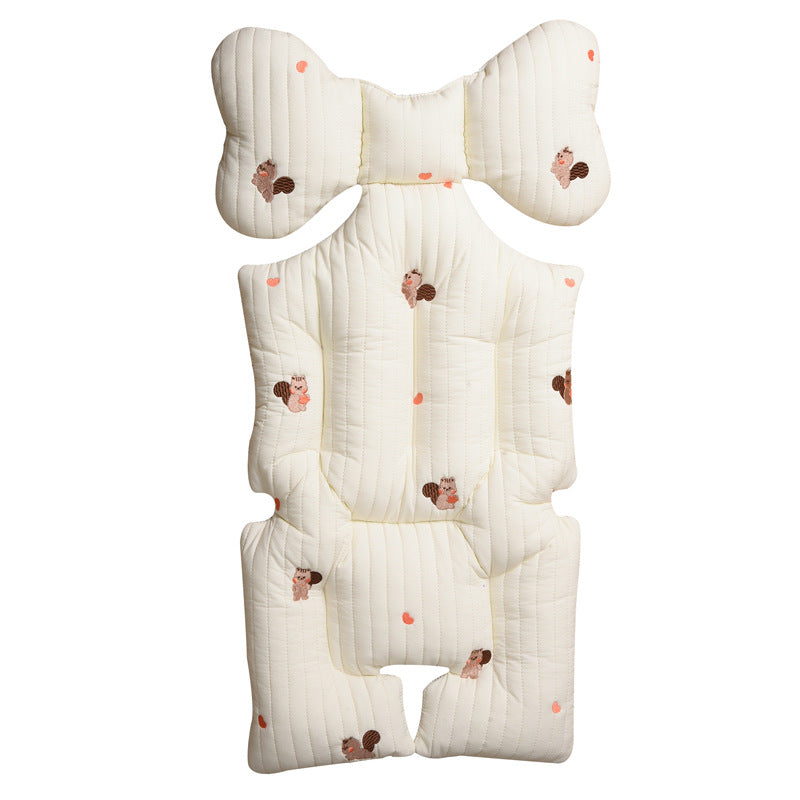 Baby Stroller Seat Cushion Anti Hunchback Support Pad