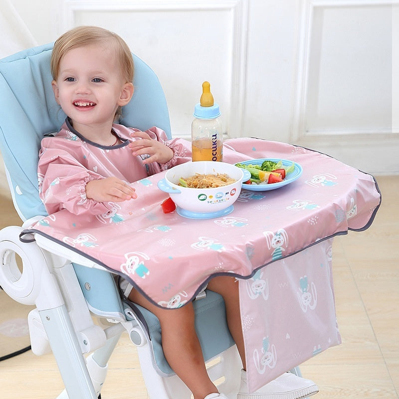 Baby Feeding Chair Bib Cover Anti-Dirty Dining Gown