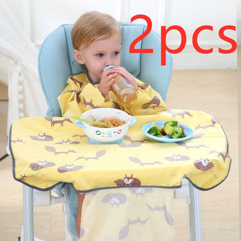 Baby Feeding Chair Bib Cover Anti-Dirty Dining Gown