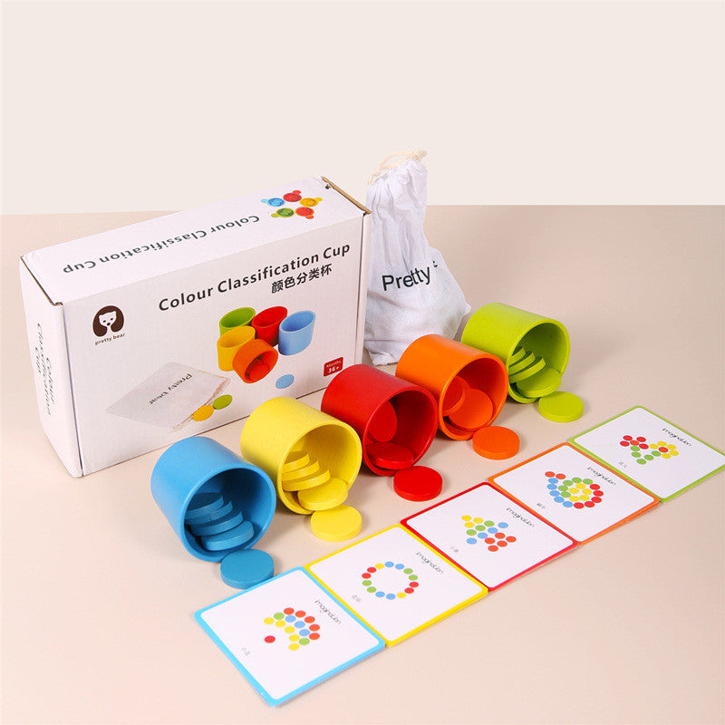 Color Sorting Cup Baby Early Education Toy