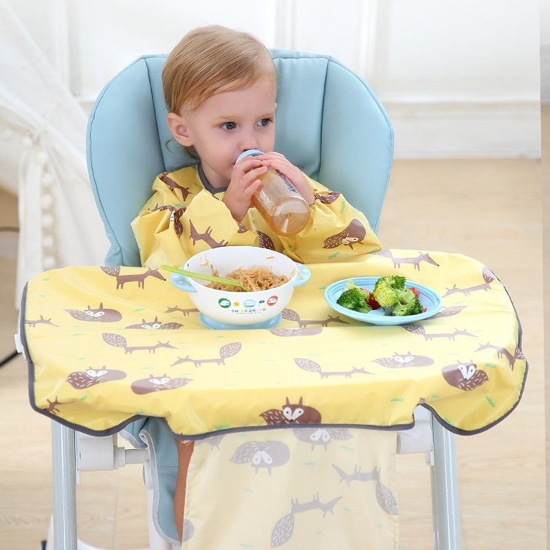 Baby Feeding Chair Bib Cover Anti-Dirty Dining Gown